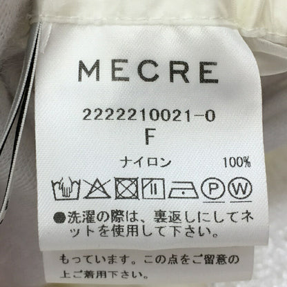 MECRE　バルーンシアープルオーバー カットソー 2222210021-0 ホワイト【加古川店】