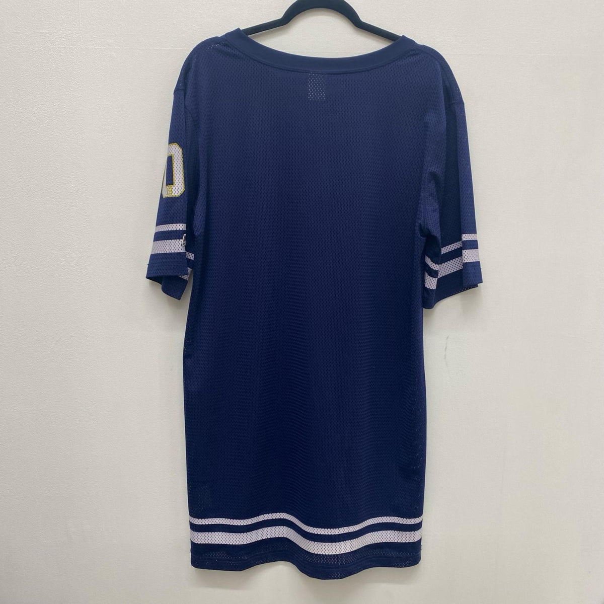 MAJESTIC | マジェスティック MAJESTIC ニューヨークヤンキース ゲームシャツ カラー:ネイビー ｻｲｽﾞ:L メッシュ 半袖シャツ ネイビー サイズ：L【加古川店】