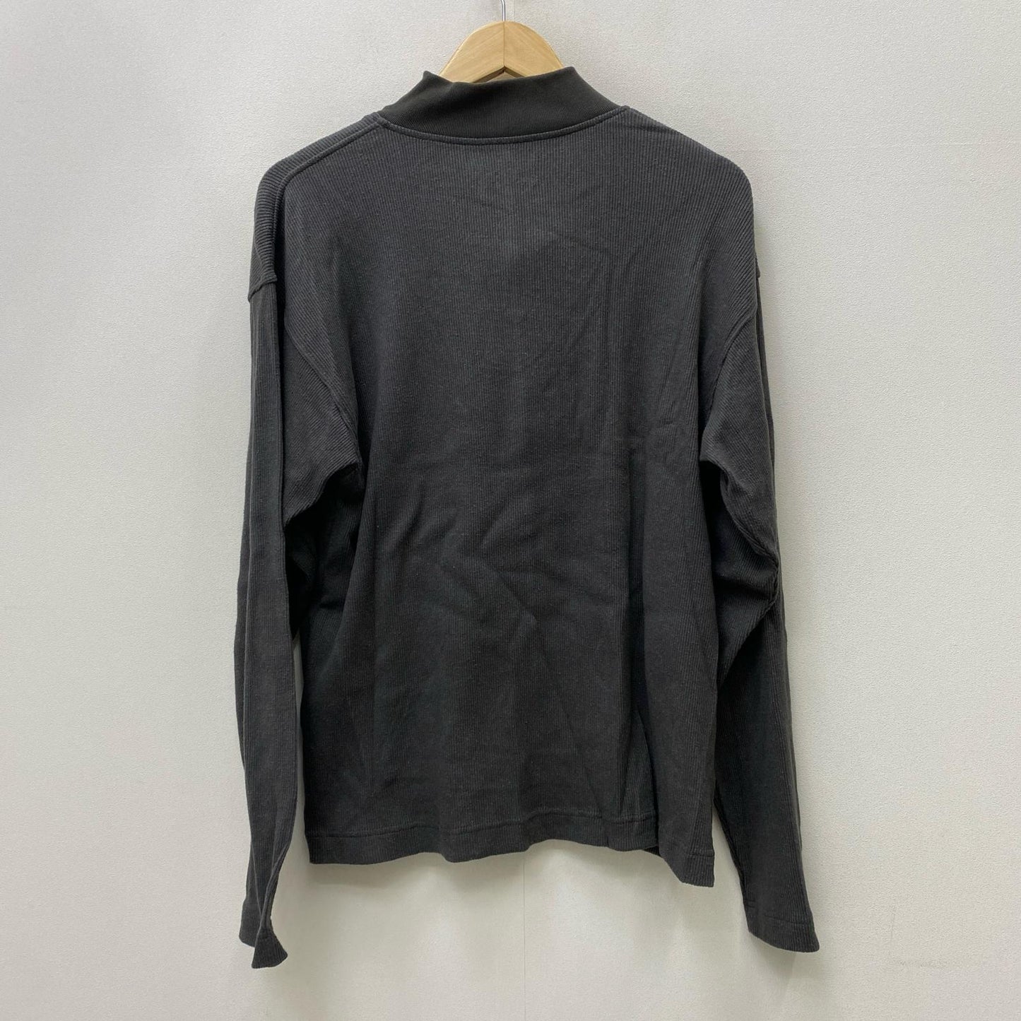 BRAND:IASOF　silknep rib PO - sumikuro カットソー チャコールグレー サイズ：1【加古川店】