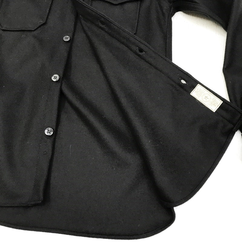 schott | ショット SCH-WOOL CPO SHIRT 長袖シャツ 42583 ブラック【加古川店】