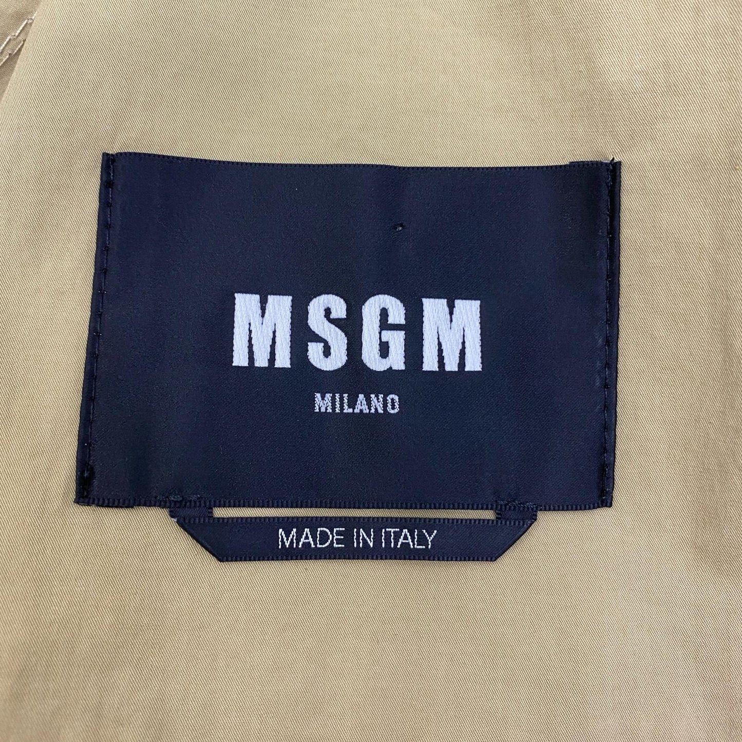 MSGM | エムエスジーエム 2B JKT その他アウター 3240MG05 ベージュ サイズ：48【加古川店】