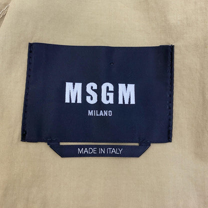 MSGM | エムエスジーエム 2B JKT その他アウター 3240MG05 ベージュ サイズ：48【加古川店】