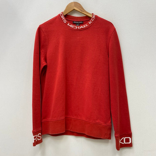 Michael Kors | マイケルコース トリムロングスリーブ クルーネック スウェット OU150595MF レッド サイズ：S【加古川店】