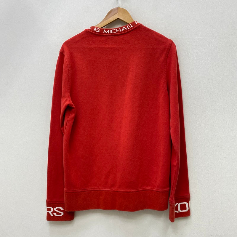 Michael Kors | マイケルコース トリムロングスリーブ クルーネック スウェット OU150595MF レッド サイズ：S【加古川店】