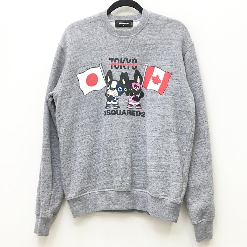 DSQUARED2 | ディースクエアード DOG PRINTE スウェット S74GU0465 グレー サイズ：S【加古川店】