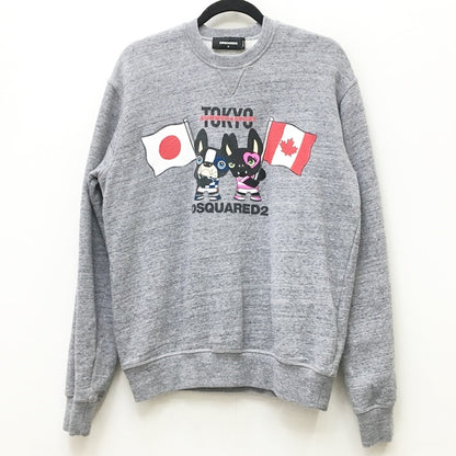 DSQUARED2 | ディースクエアード DOG PRINTE スウェット S74GU0465 グレー サイズ：S【加古川店】