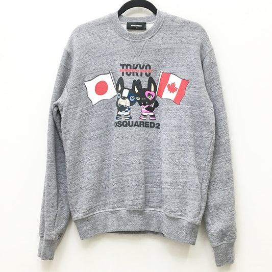 DSQUARED2 | ディースクエアード DOG PRINTE スウェット S74GU0465 グレー サイズ：S【加古川店】