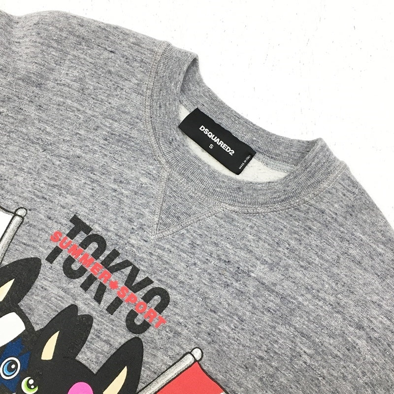 DSQUARED2 | ディースクエアード DOG PRINTE スウェット S74GU0465 グレー サイズ：S【加古川店】