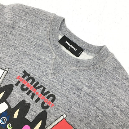DSQUARED2 | ディースクエアード DOG PRINTE スウェット S74GU0465 グレー サイズ：S【加古川店】