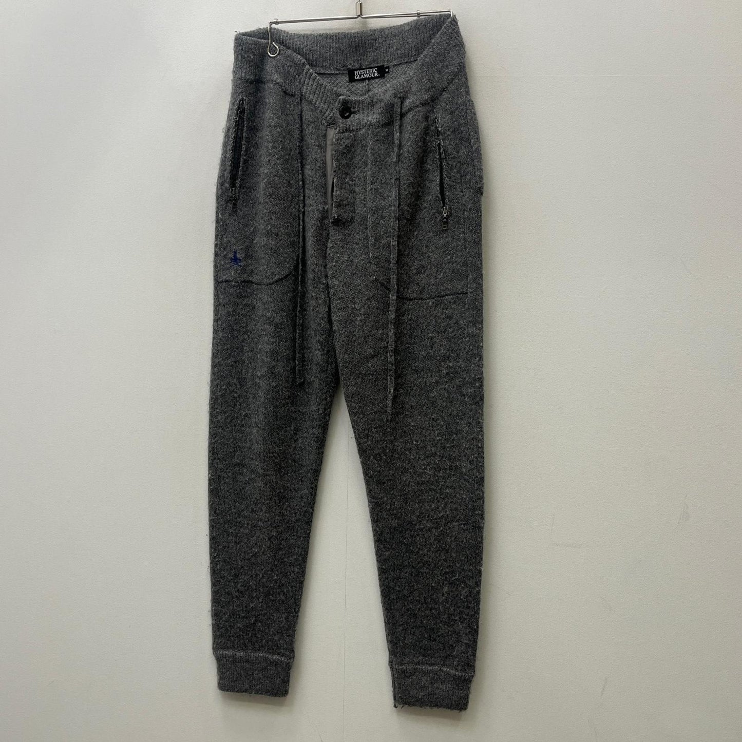 HYSTERIC GLAMOUR | ヒステリックグラマー アルパカ混ウール ニットジョガーパンツ パンツ 0243NP01 グレー サイズ：M【加古川店】