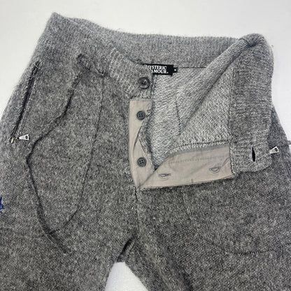 HYSTERIC GLAMOUR | ヒステリックグラマー アルパカ混ウール ニットジョガーパンツ パンツ 0243NP01 グレー サイズ：M【加古川店】