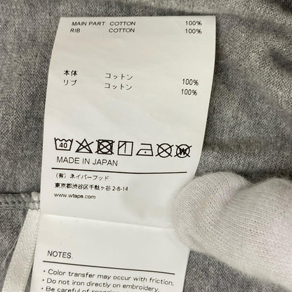W)TAPS | ダブルタップス RING SS COTTON 半袖Ｔシャツ 221ATDT-CSM19 グレー サイズ：2【加古川店】