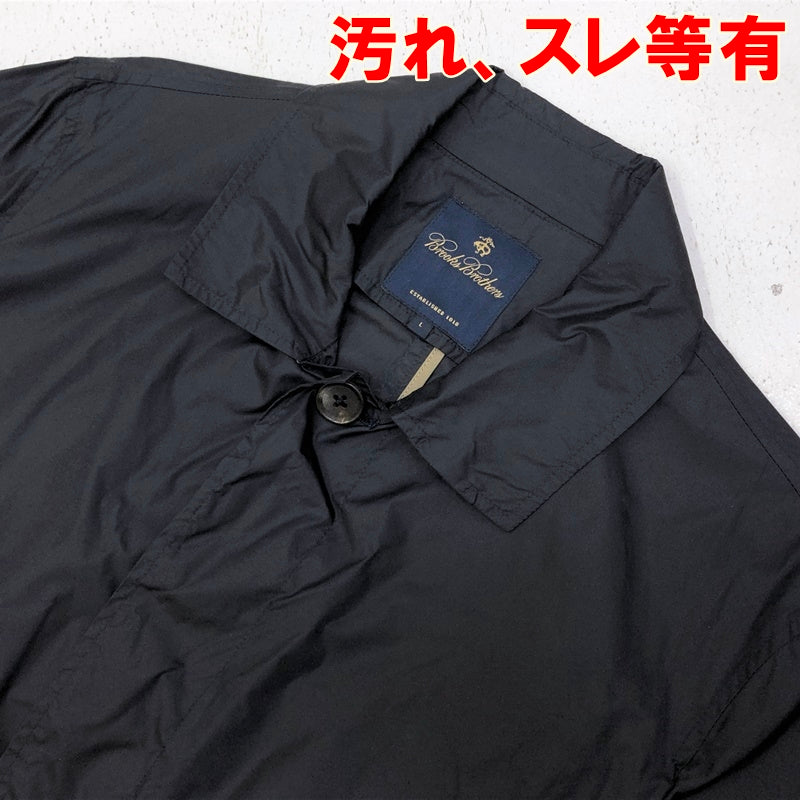 Brooks Brothers | ブルックスブラザーズ ステンカラーコート 56156-31 ブラック サイズ：L【加古川店】