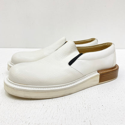 SLIP-ON TYPE　leather shoes その他靴 ホワイト【加古川店】
