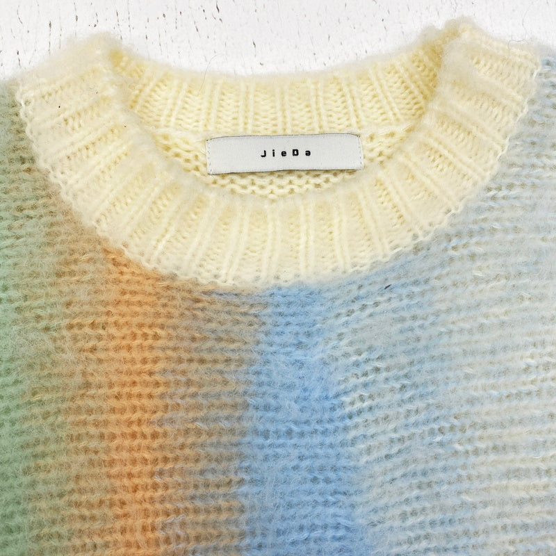 Jieda | ジエダ GRADATION KNIT ニット JIE-23W-KN01 ホワイト サイズ：1【加古川店】