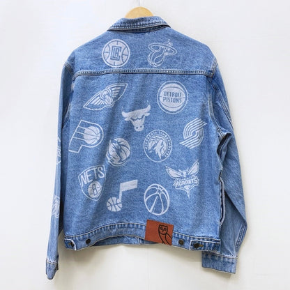 OCTOBER'S VERY OWN | オクトバーズベリーオウン NBA TEAM ICONS DENIM JACKET デニム ブルー サイズ：L【加古川店】
