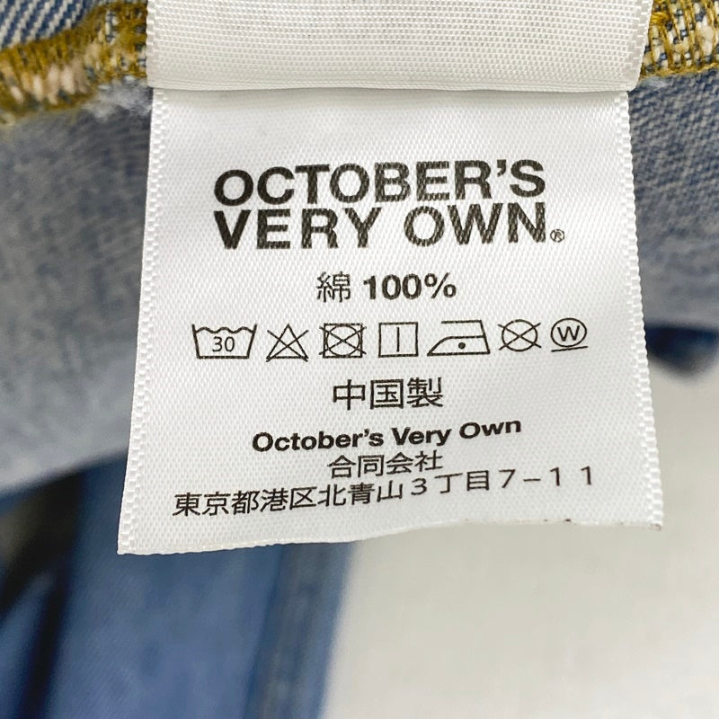 OCTOBER'S VERY OWN | オクトバーズベリーオウン NBA TEAM ICONS DENIM JACKET デニム ブルー サイズ：L【加古川店】