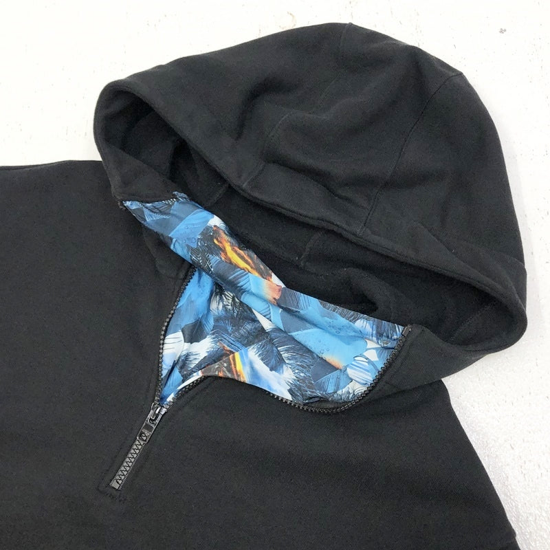 KENZO | ケンゾー ハーフジップ パーカー F765SW4024ME ブラック【加古川店】