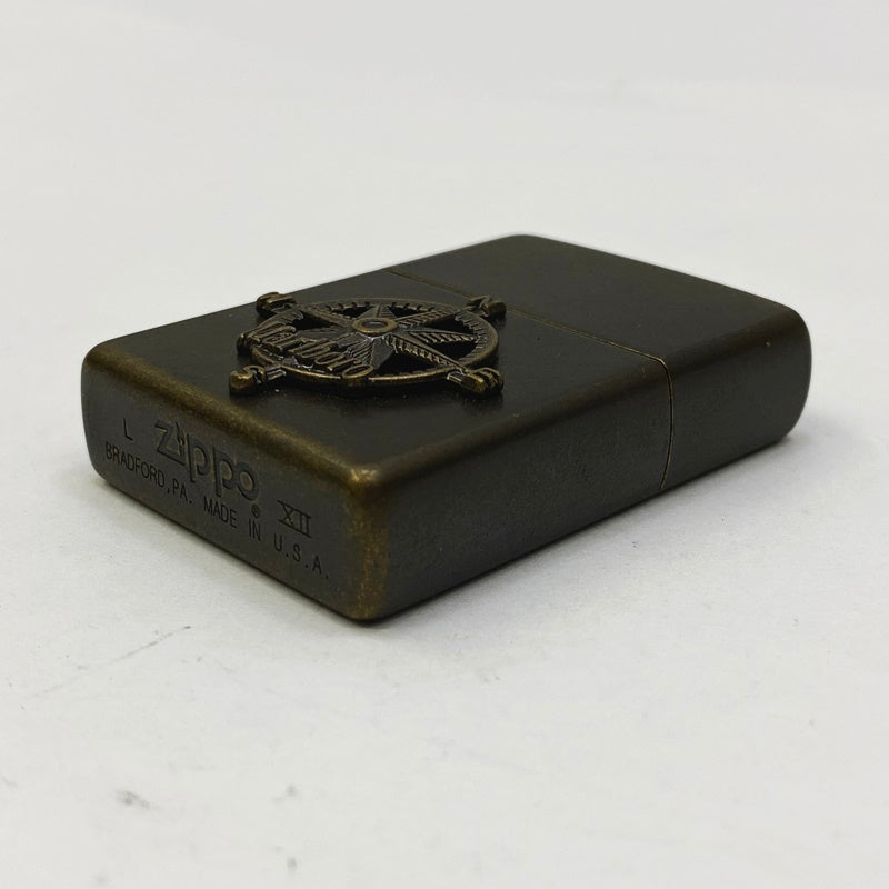 ZIPPO | ジッポ Marlboro ADVENTURE TEAM コンパス ライター ゴールド【加古川店】