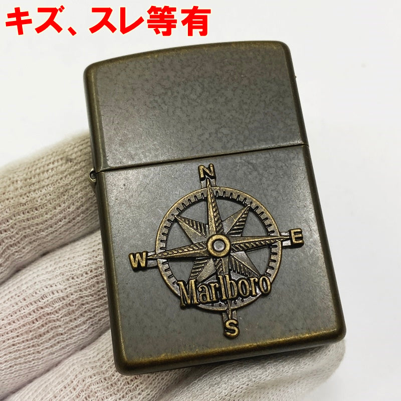 ZIPPO | ジッポ Marlboro ADVENTURE TEAM コンパス ライター ゴールド【加古川店】
