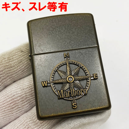 ZIPPO | ジッポ Marlboro ADVENTURE TEAM コンパス ライター ゴールド【加古川店】