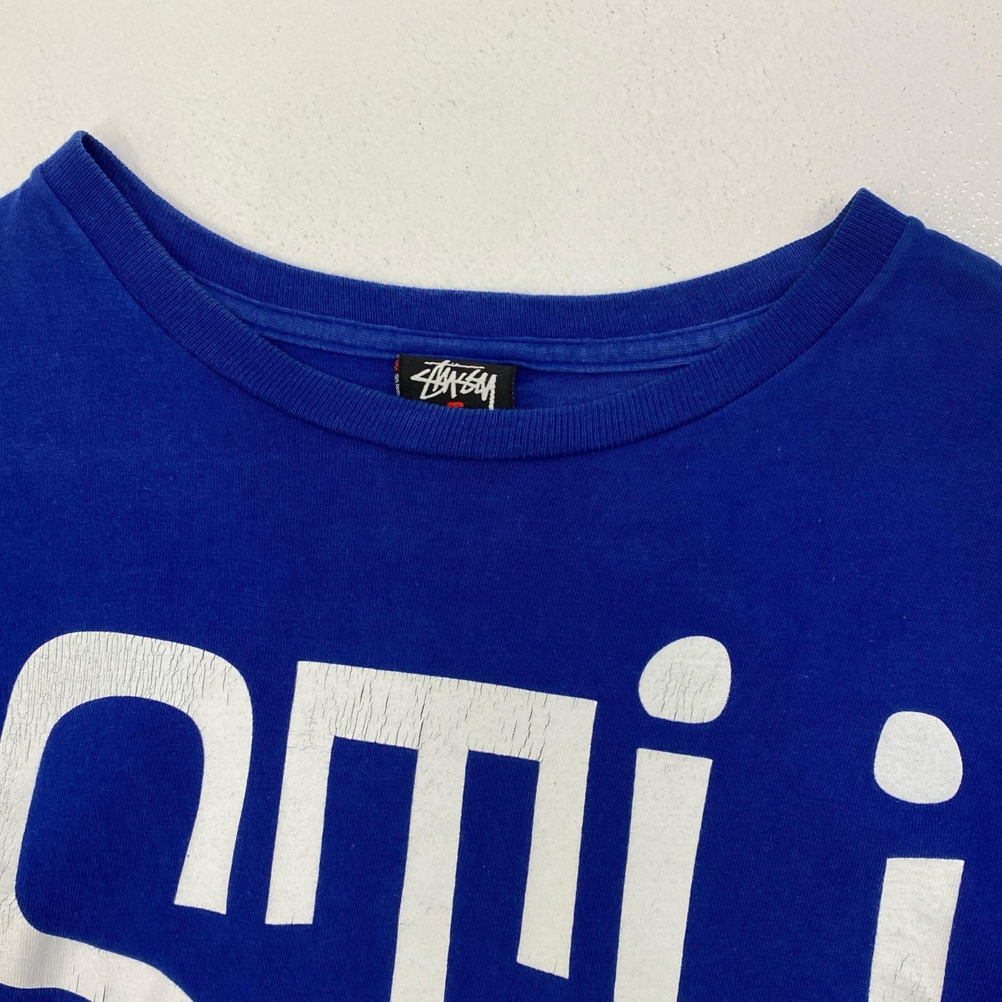 STUSSY | ステューシー ビッグロゴ 半袖Ｔシャツ ブルー サイズ：M【加古川店】