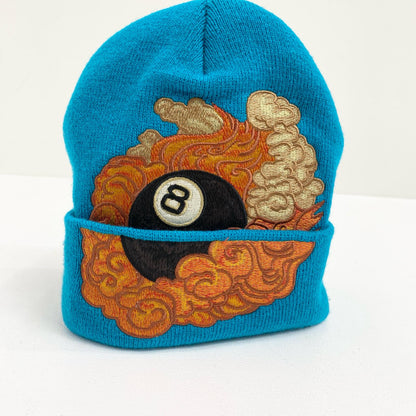 Supreme | シュプリーム martin wong 8-ball beanie ニットキャップ ライトブルー