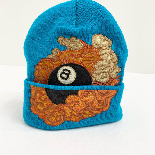 Supreme | シュプリーム martin wong 8-ball beanie ニットキャップ ライトブルー