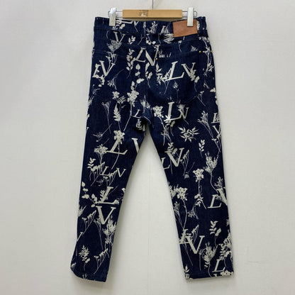 LOUIS VUITTON | ルイ・ヴィトン LVリーフ総柄レギュラーデニムパンツ デニムパンツ RM202M VFV HJD15W インディゴ サイズ：30【加古川店】