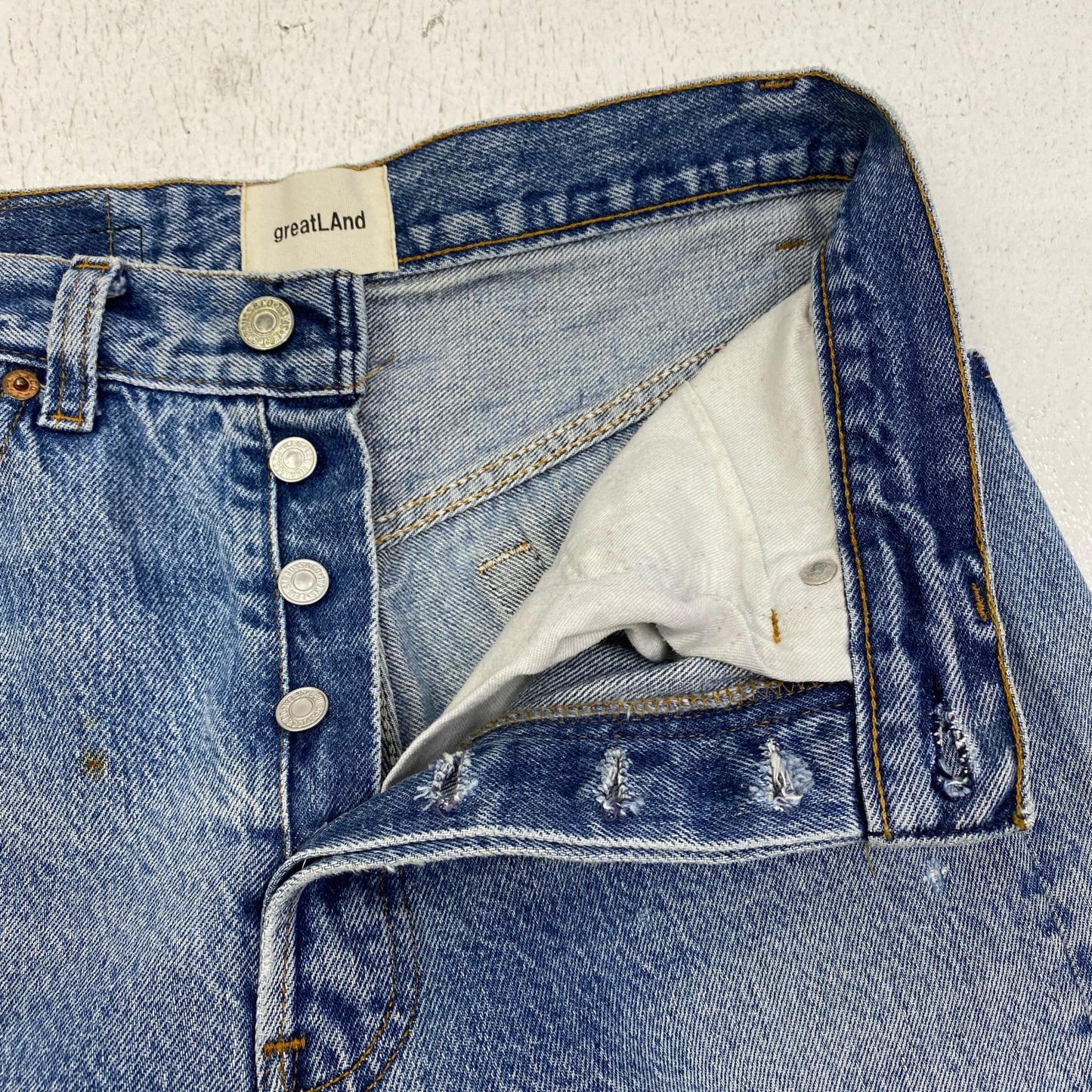 Grungeman Denim デニムパンツ インディゴ【加古川店】