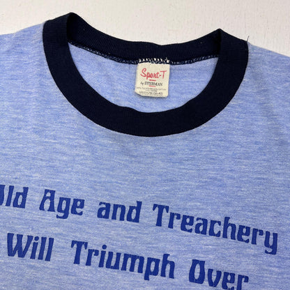 VINTAGE衣料 | ヴィンテージイリョウ 80S STEDMANボディ 半袖Ｔシャツ ブルー サイズ：M【加古川店】