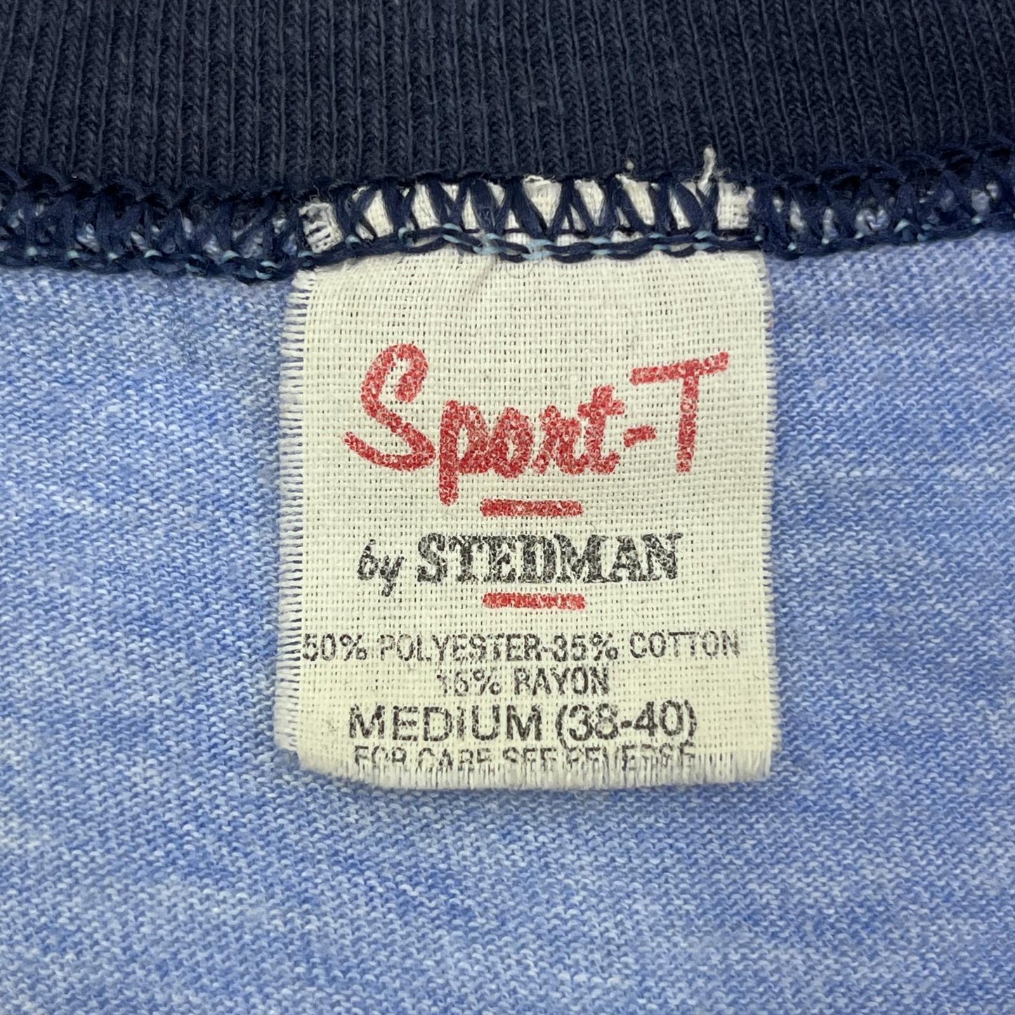 VINTAGE衣料 | ヴィンテージイリョウ 80S STEDMANボディ 半袖Ｔシャツ ブルー サイズ：M【加古川店】