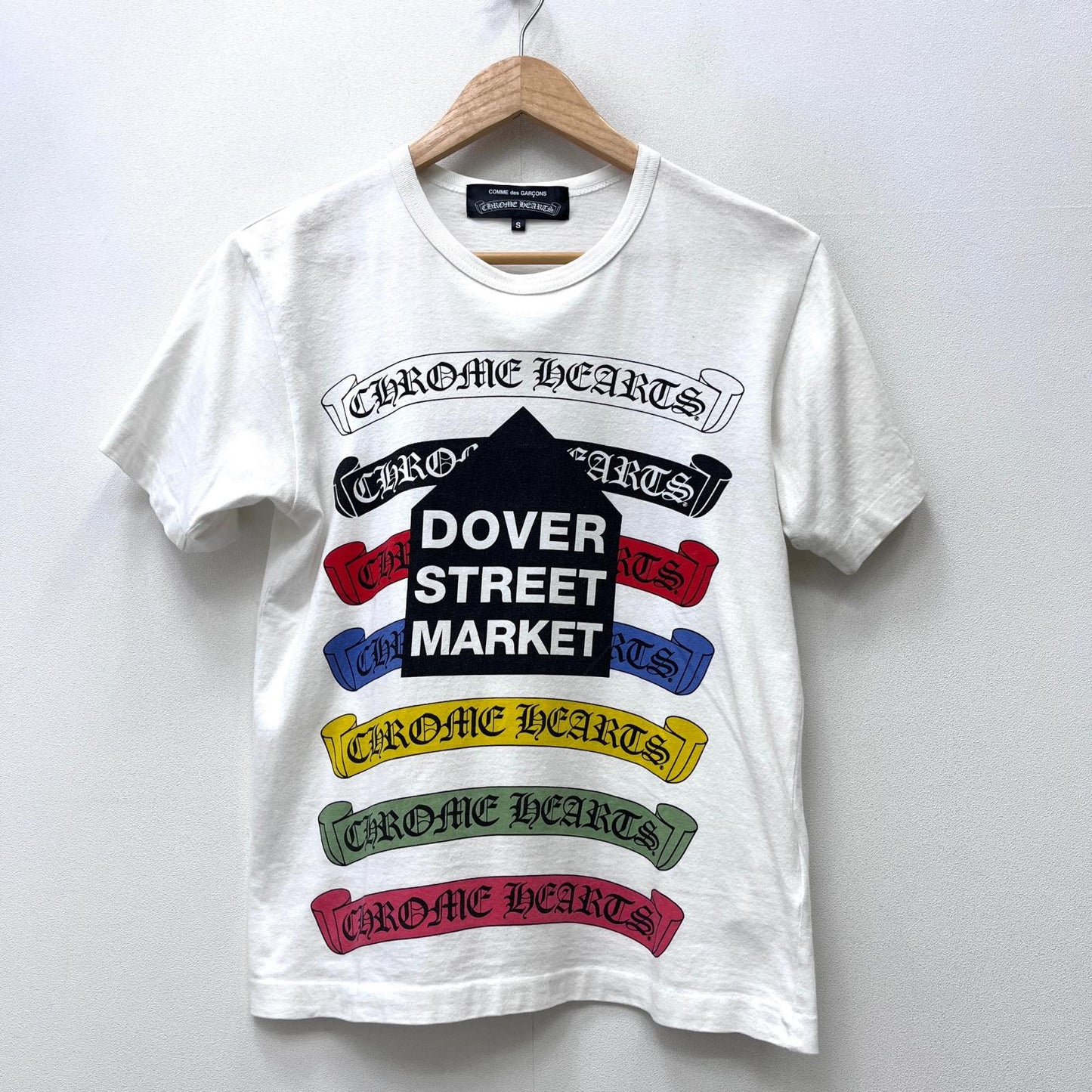 CHROME HEARTS | クロムハーツ ×COMME des GARCONS DSM別注 Rainbow Logo Tee 半袖Ｔシャツ ZB-T001 サイズ：S【加古川店】
