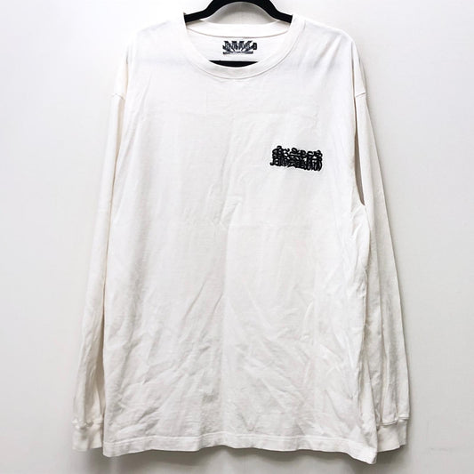 BUDSPOOL | バッズプール 舐達麻 刺繍ロゴ 長袖Ｔシャツ ホワイト サイズ：XXL【加古川店】