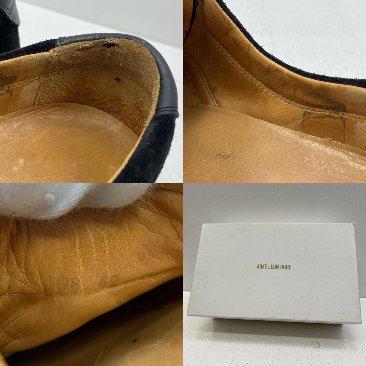 AIME LEON DORE スニーカー ブラック 27cm【加古川店】