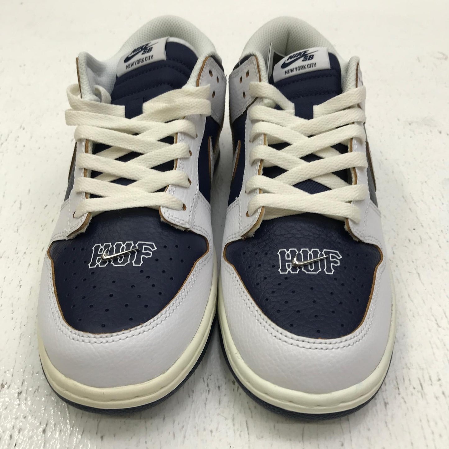 NIKE | ナイキ HUF × Nike SB Dunk Low スニーカー fd8775-100 ホワイト 25cm【加古川店】