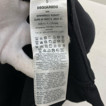 DSQUARED2 | ディースクエアード ICON REGULAR FIT ZIP UP TT ジャージ S79HG0013 S25497 ブラック サイズ：S【加古川店】