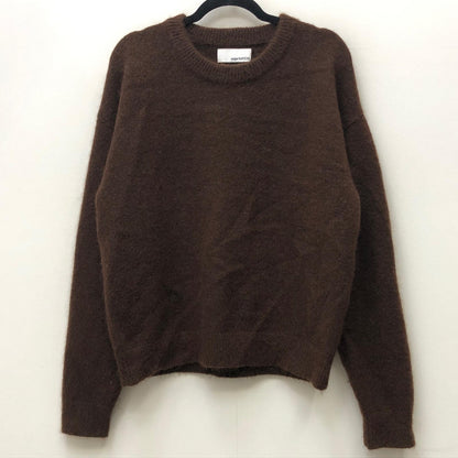 sage NATION:MOHAIR LONG SLEEVE KNIT ニット S024 ブラウン サイズ：L【加古川店】