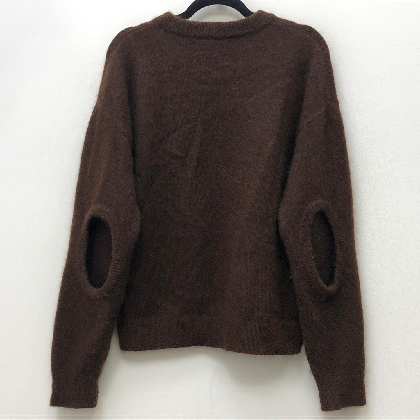 sage NATION:MOHAIR LONG SLEEVE KNIT ニット S024 ブラウン サイズ：L【加古川店】