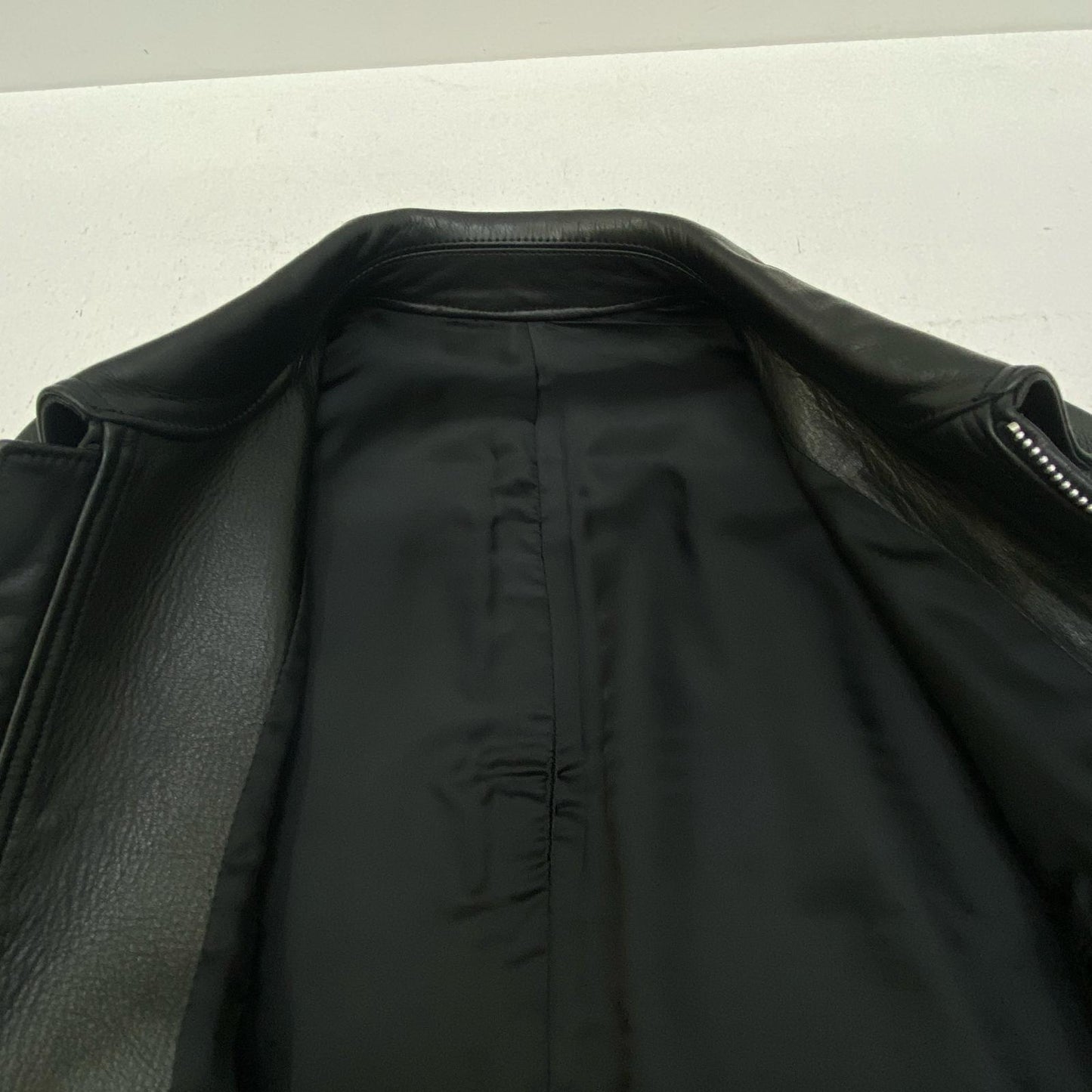 WACKOMARIA | ワコマリア STEER HIDE SINGLE RIDERS レザー ブラック サイズ：S【加古川店】