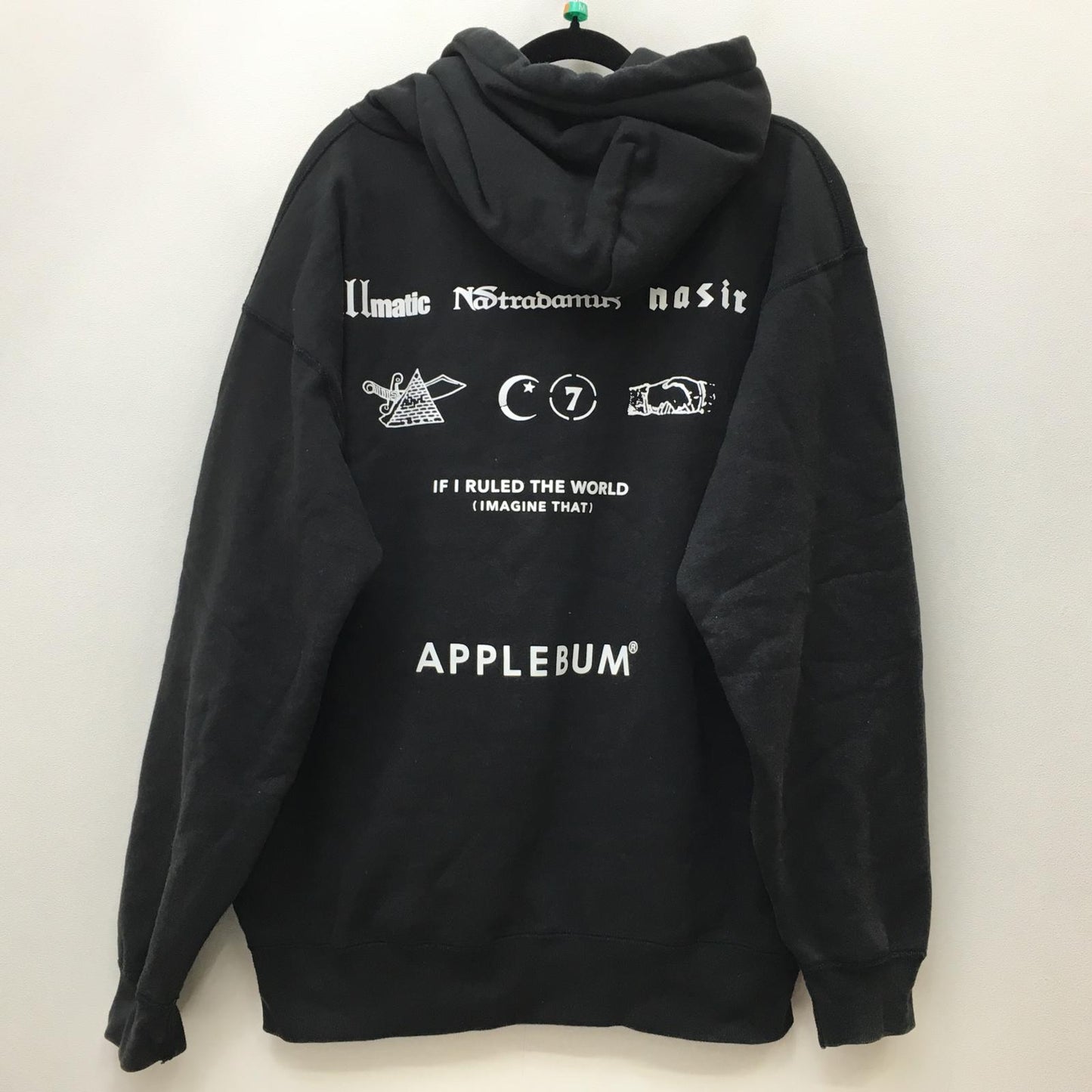 APPLE BUM | アップルバム Nas Sweat Parka パーカー ブラック サイズ：XL【加古川店】