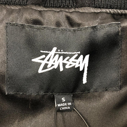 STUSSY | ステューシー ×COMME des GARCONS　40th Anniversary VARSITY JACKET スタジャン ブラック サイズ：S【加古川店】