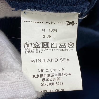 WIND AND SEA | ウィンダンシーウインダンシー sail-SEA-boat HOODIE パーカー WDS-CS-234 ネイビー サイズ：L【加古川店】