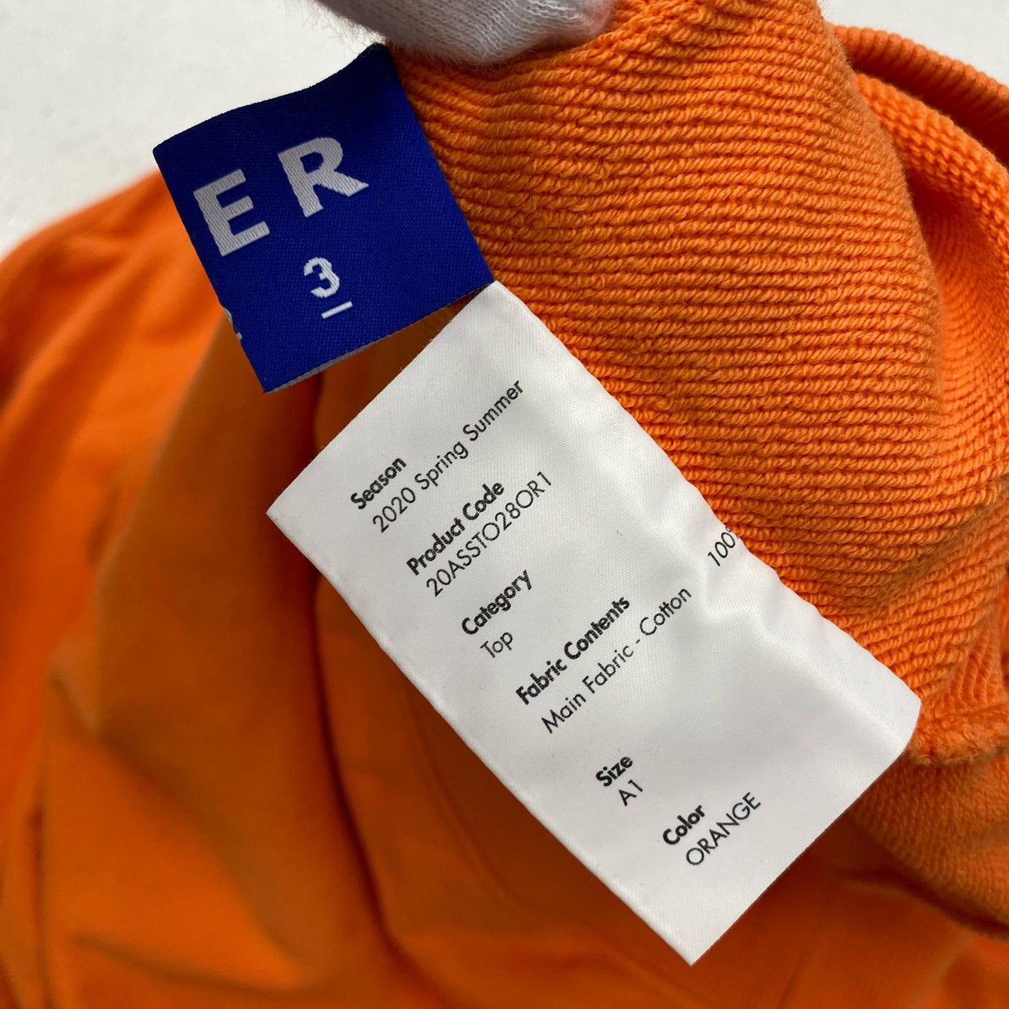 ADERERROR | アーダーエラー CREW NECK InVADER SWEAT スウェット 20ASSTO28OR1 オレンジ【加古川店】