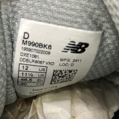 NEW BALANCE | ニューバランス スニーカー M990BK6 ブラック 30cm【加古川店】