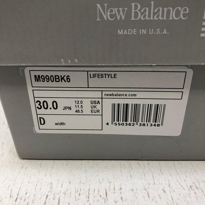 NEW BALANCE | ニューバランス スニーカー M990BK6 ブラック 30cm【加古川店】