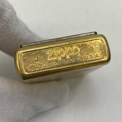 ZIPPO | ジッポ TEXAS TWO STEP COWBOY ライター ゴールド【加古川店】