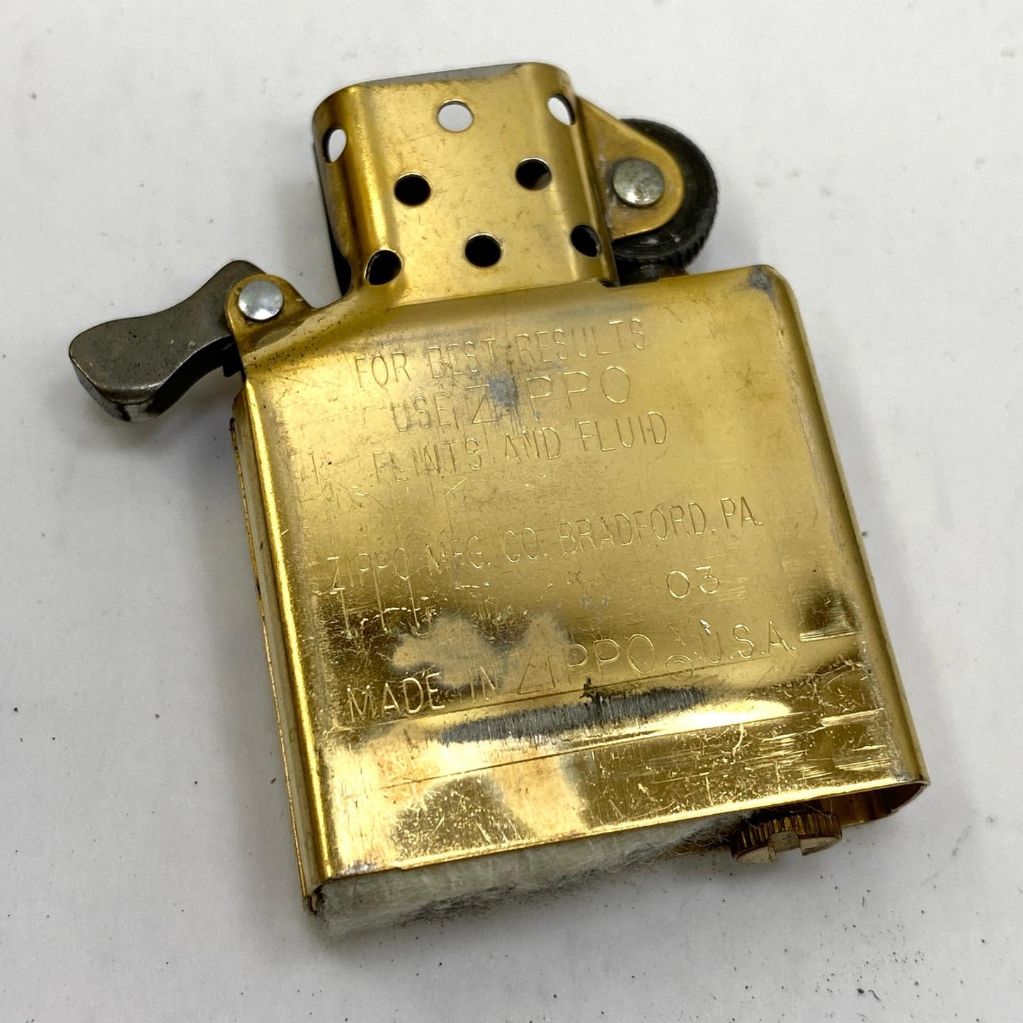 ZIPPO | ジッポ TEXAS TWO STEP COWBOY ライター ゴールド【加古川店】