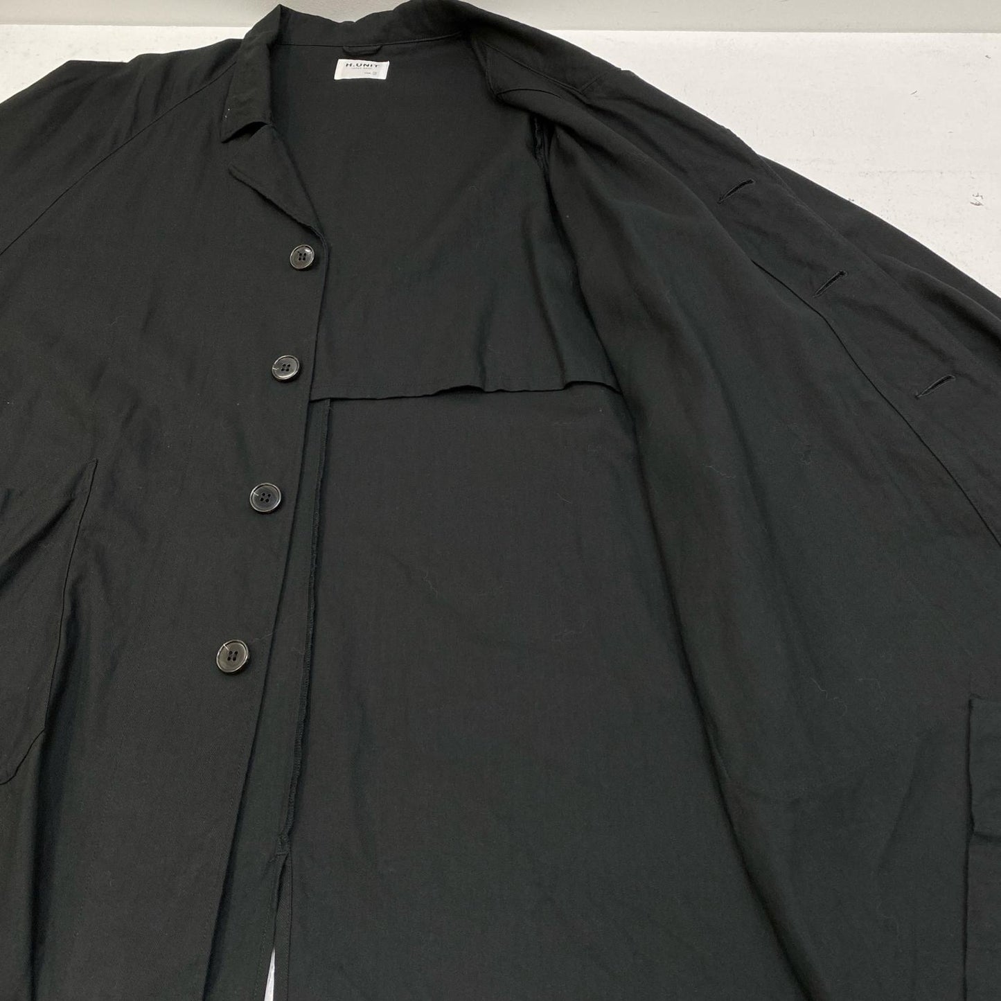 H.UNIT | エイチユニット LONG COAT その他アウター ブラック サイズ：2【加古川店】