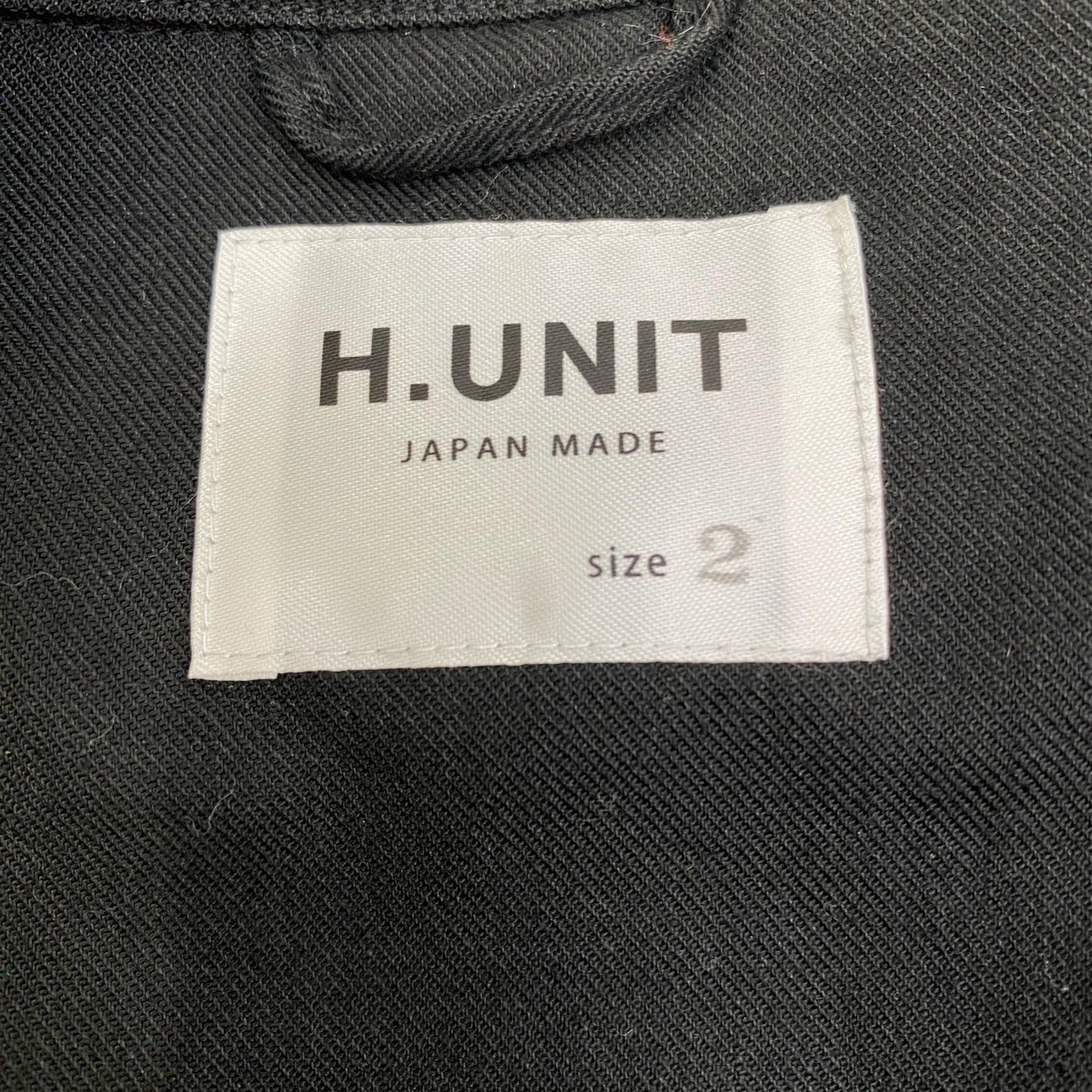 H.UNIT | エイチユニット LONG COAT その他アウター ブラック サイズ：2【加古川店】